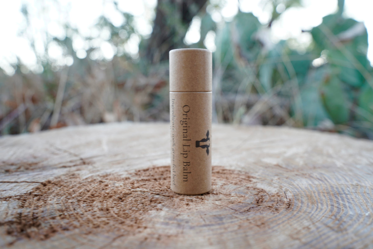 Tallow lip balm tube