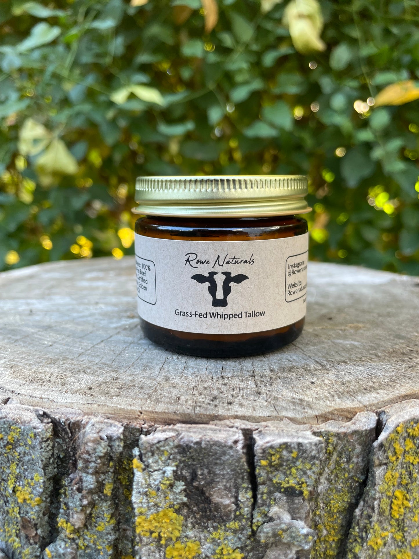 Jar of 100% Grass-fed Whipped Beef tallow