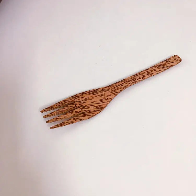 100% coconut wood fork