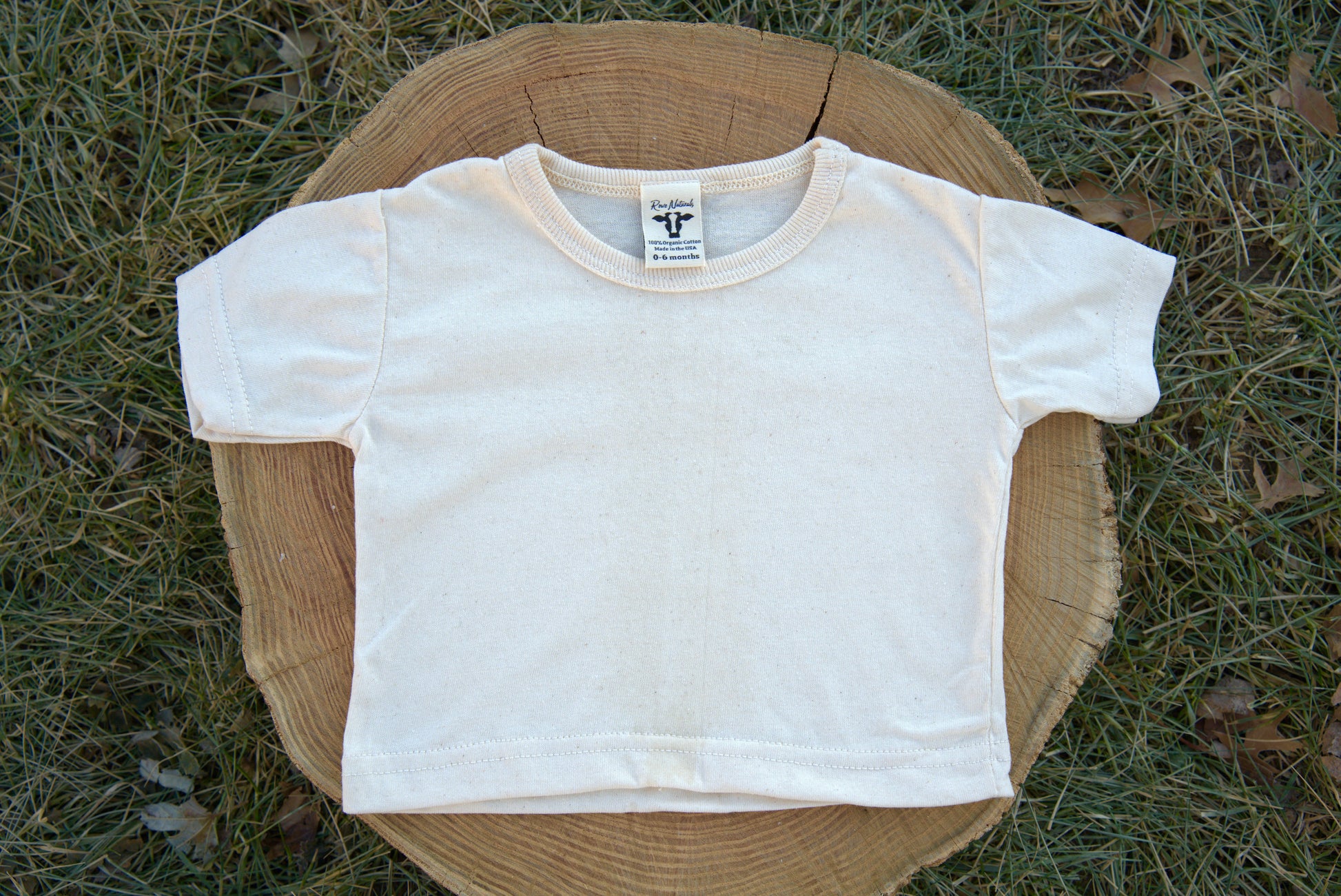 Baby 100% Organic Undyed Unbleached Cotton Long Sleeve Shirt-
