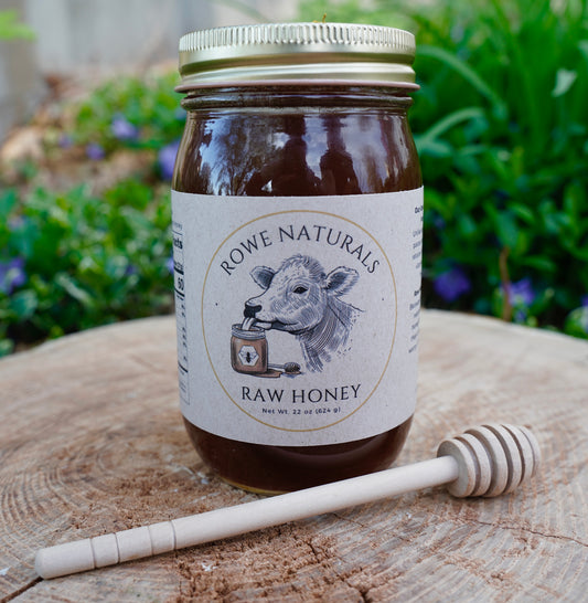 Miel cruda - Frasco de 22 oz.