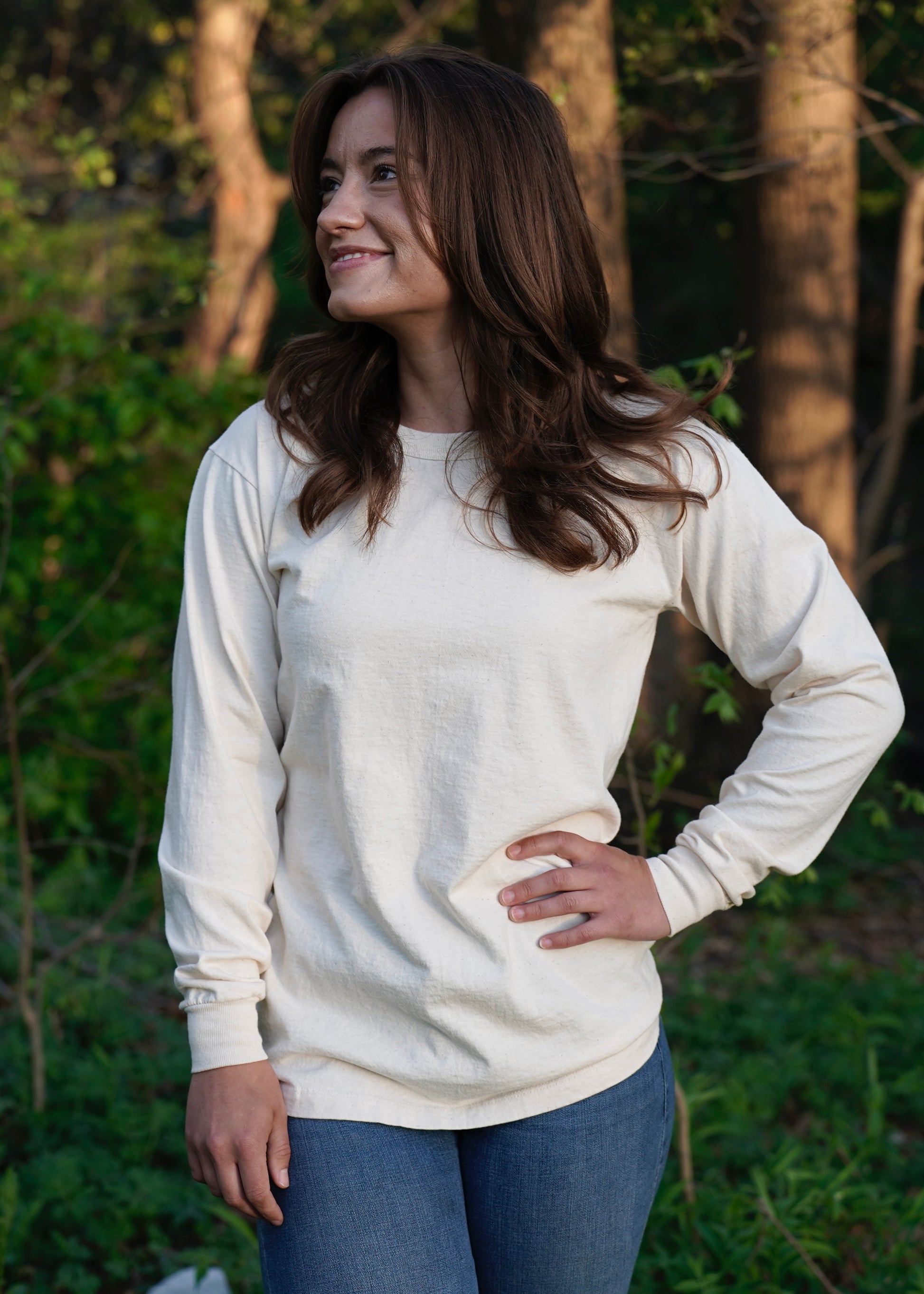 Long Sleeve Ladies Organic Cotton t-shirt