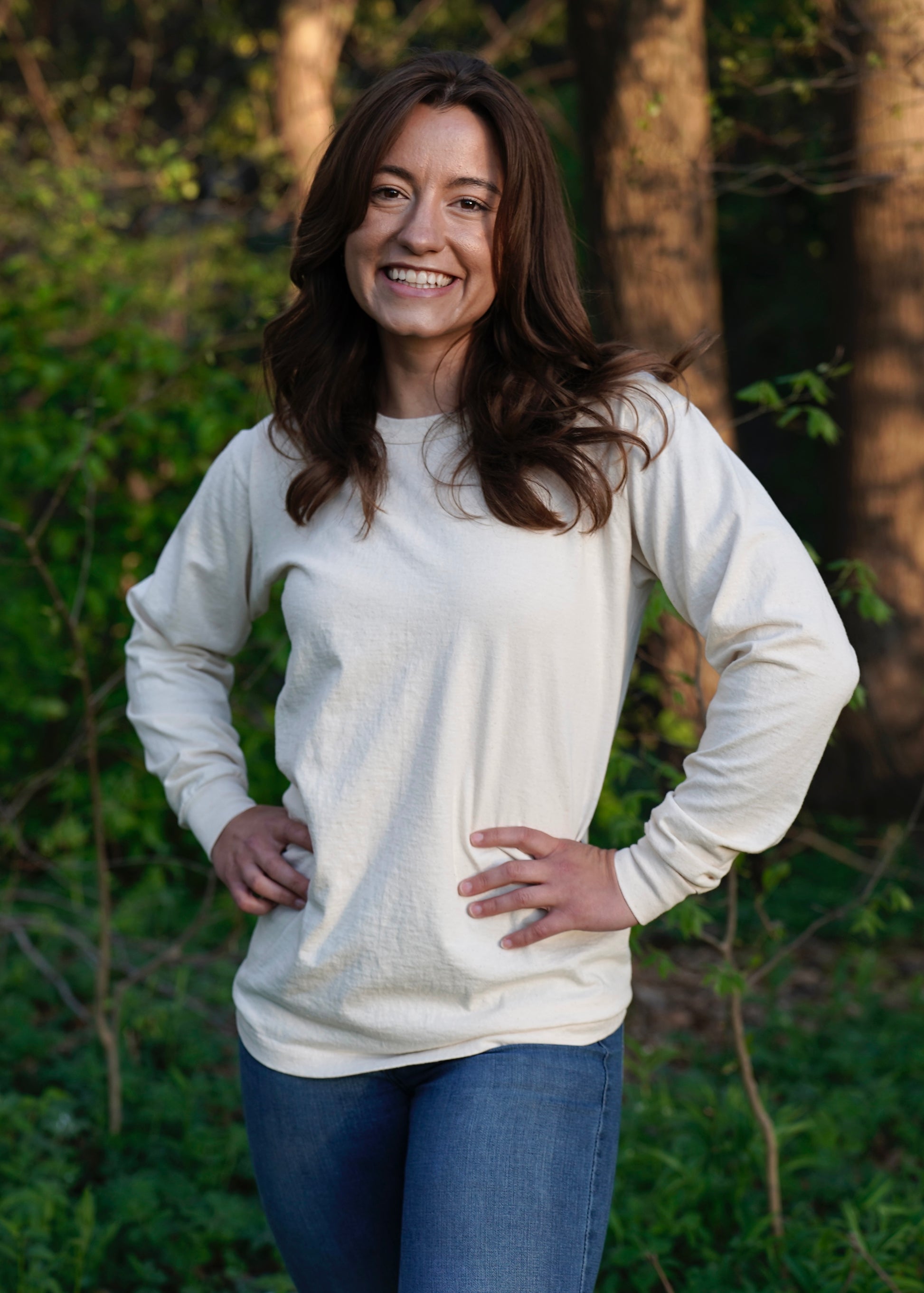 Long Sleeve Ladies Organic Cotton t-shirt