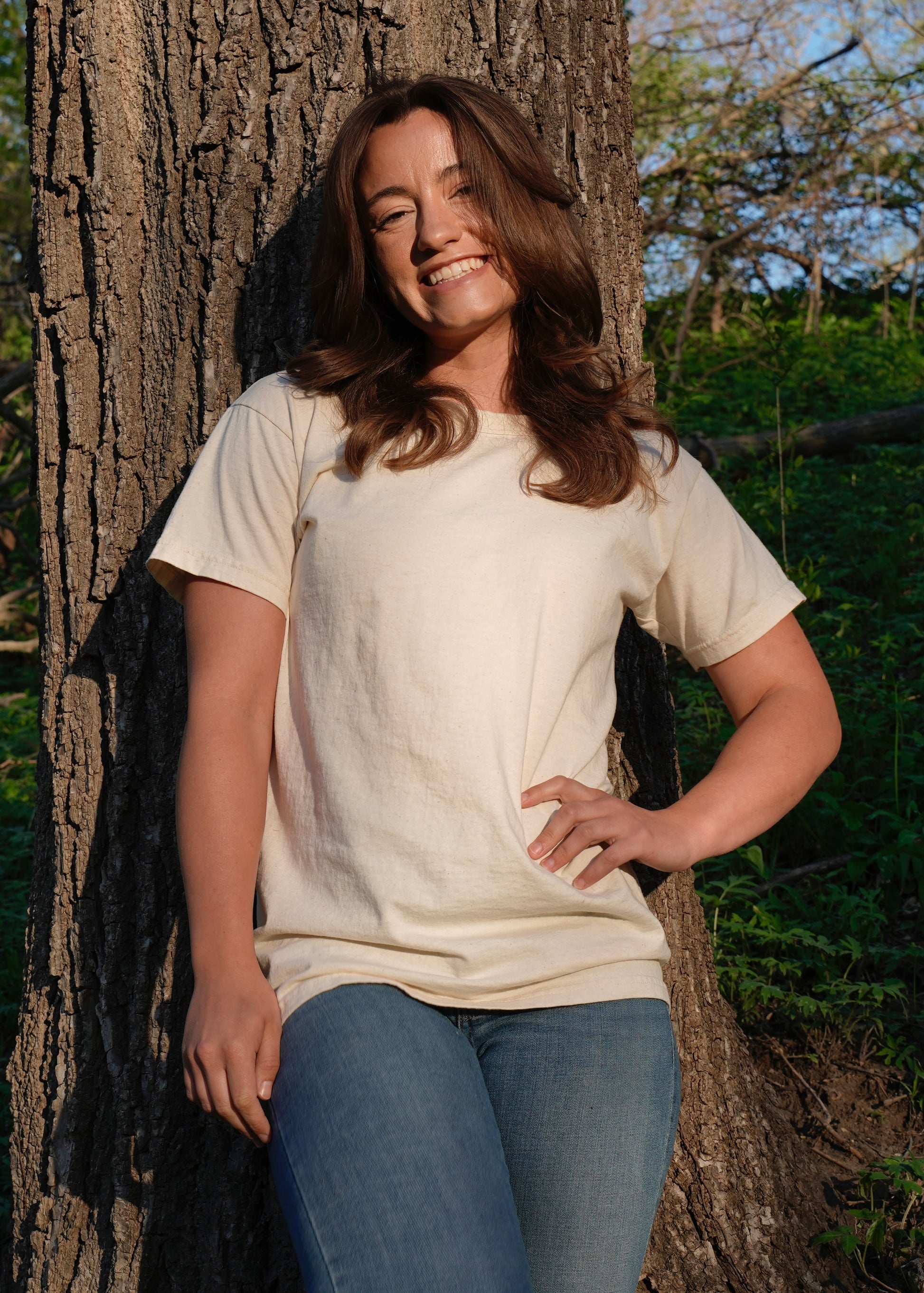 Short Sleeve Ladies Organic Cotton t-shirt