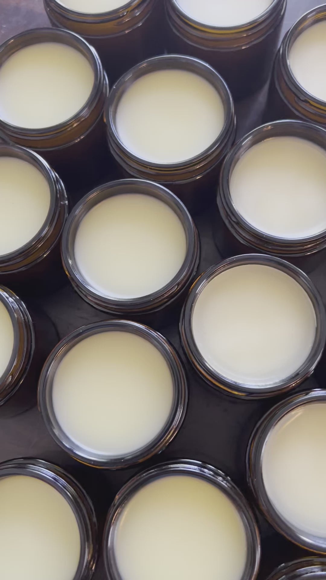 Many jars of 100% Grass-fed beef tallow balm