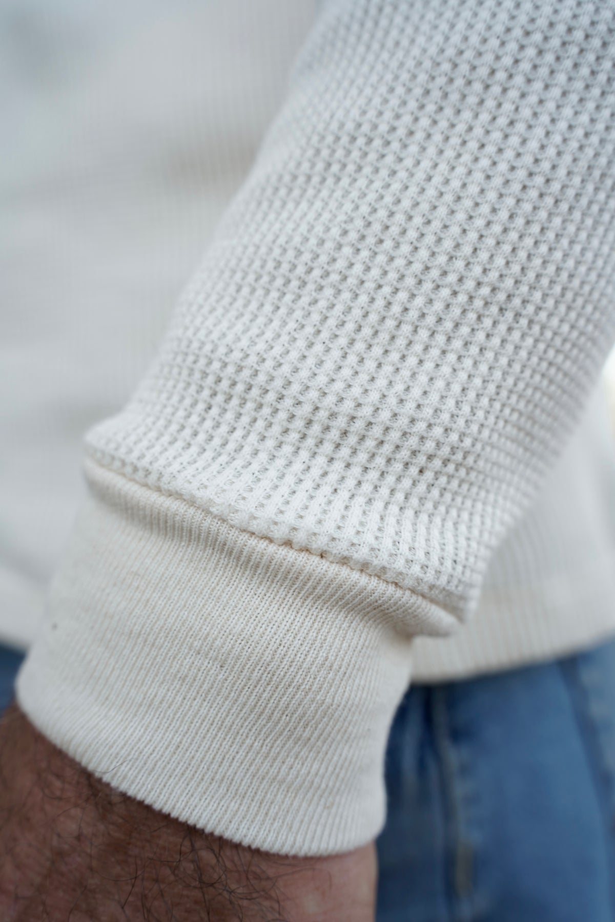 Organic Cotton Thermal Waffle Shirt